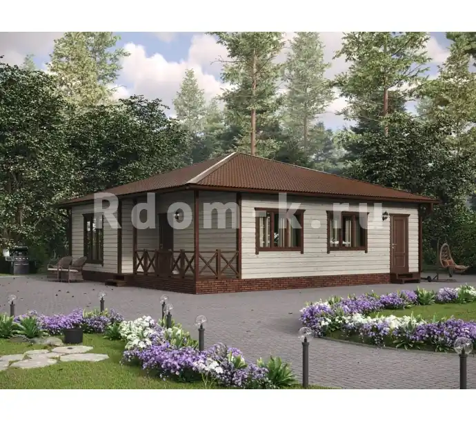 Коттедж 10х10м «Гринёв»